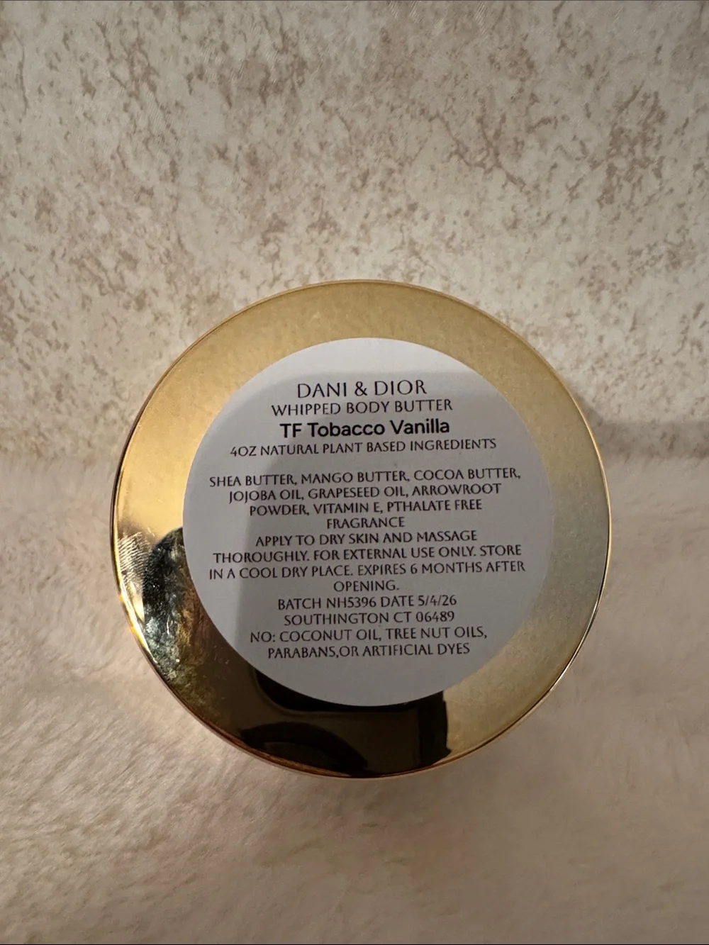 Whipped Body Butter - TF Tobacco Vanilla (Gold) NWT